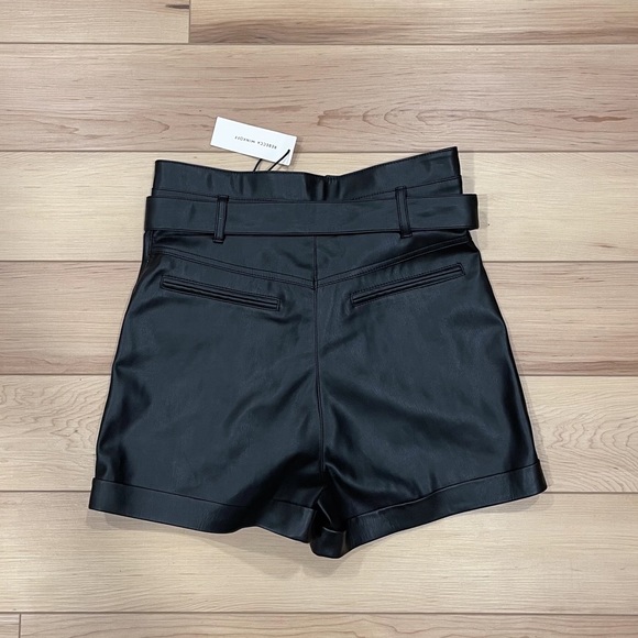 rebecca minkoff leather shorts - Picture 3 of 4